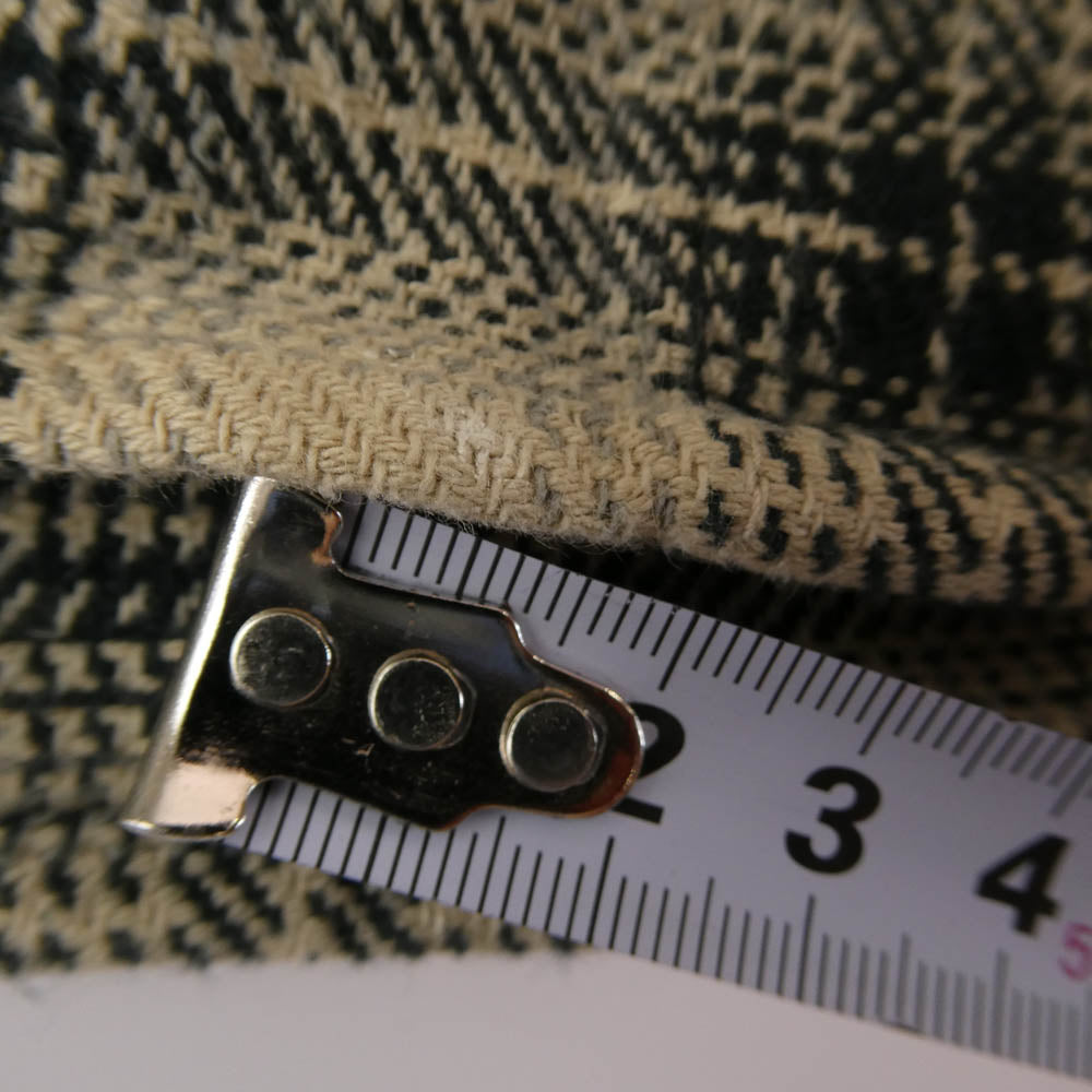 MINEDENIM マインデニム 22AW 2209-5003-07-022 V.Check Flannel Work SH チェック フランネル 長袖 ワーク シャツ ベージュ系 ブラック系 2【美品】【中古】
