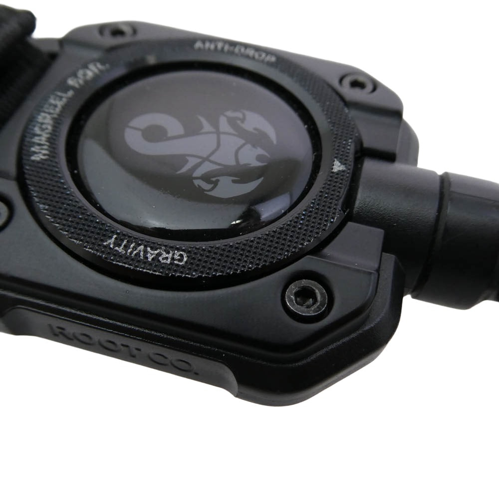 SOPHNET. ソフネット x ROOT CO. MAG REEL SQR コードリール キーホルダー ブラック系【中古】