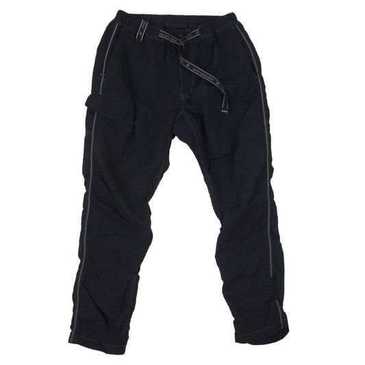 and wander アンドワンダー 574-3252037 Ny taffeta hiker pants ナイロン タフタ ハイカー パンツ ブラック系 S【中古】