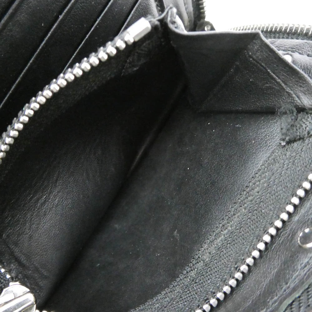 UNDERCOVER アンダーカバー スタッズ レザー ウォレット 財布 ブラック系【中古】