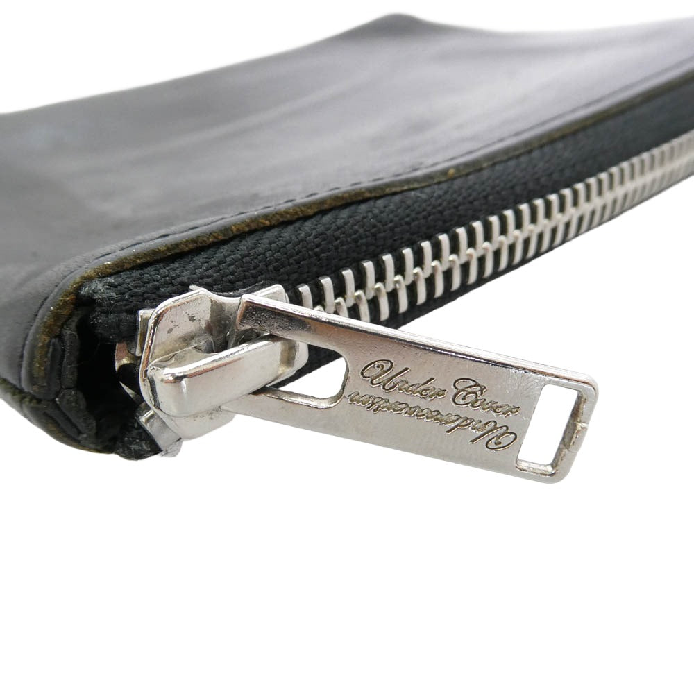 UNDERCOVER アンダーカバー スタッズ レザー ウォレット 財布 ブラック系【中古】