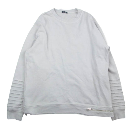 UNDERCOVER アンダーカバー UI1C4804 undercoverism アンダーカバーイズム 袖ハギ 加工 クルーネック 長袖 スウェット グレー系 2【中古】