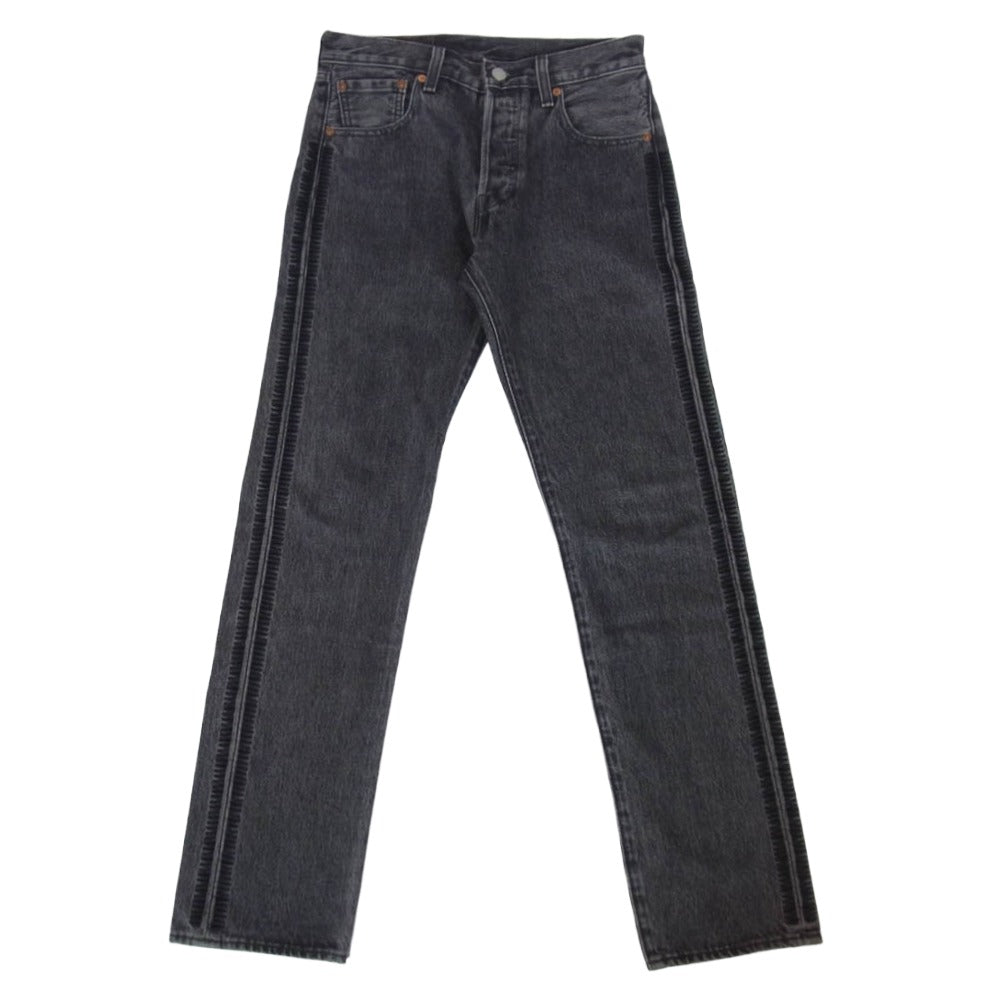UNDERCOVER アンダーカバー Levi's リーバイス 501 ボタンフライ ジーンズ デニムパンツ ブラック系 28【美品】【中古】