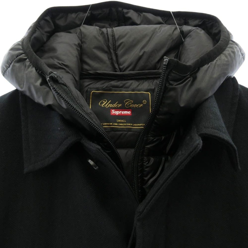 Supreme シュプリーム 23SS Trench Puffer Jacket トレンチ パファー ジャケット ブラック系 S【美品】【中古】