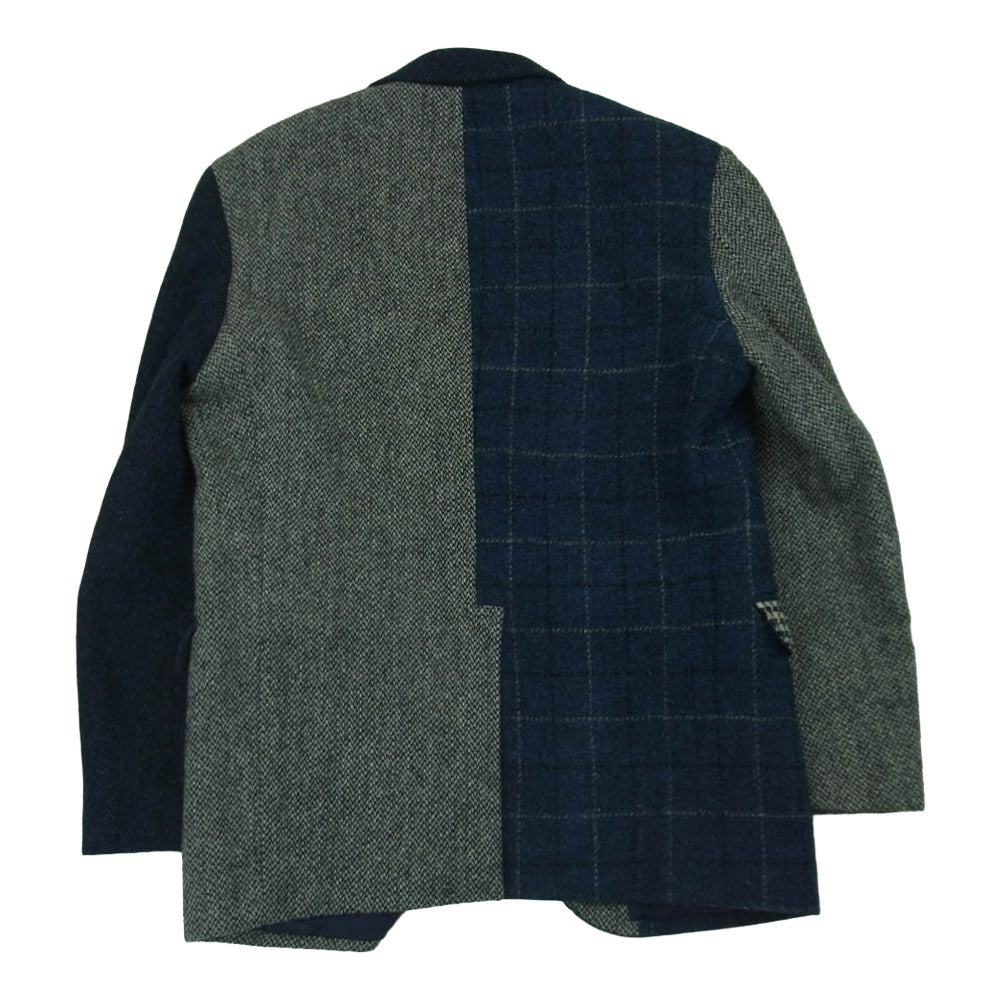 Brooks Brothers ブルックスブラザーズ ハリスツイード テーラード ジャケット ダークネイビー系 グレー系 39S【中古】