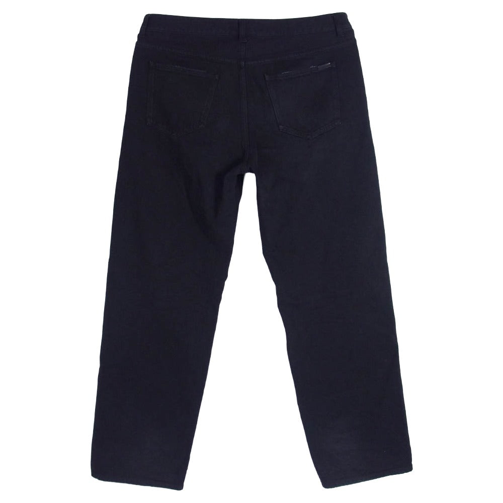 SAINT LAURENT サンローラン 752629 Y16PD ボタンフライ ストレート ブラック デニムパンツ ジーンズ ブラック系 31【中古】