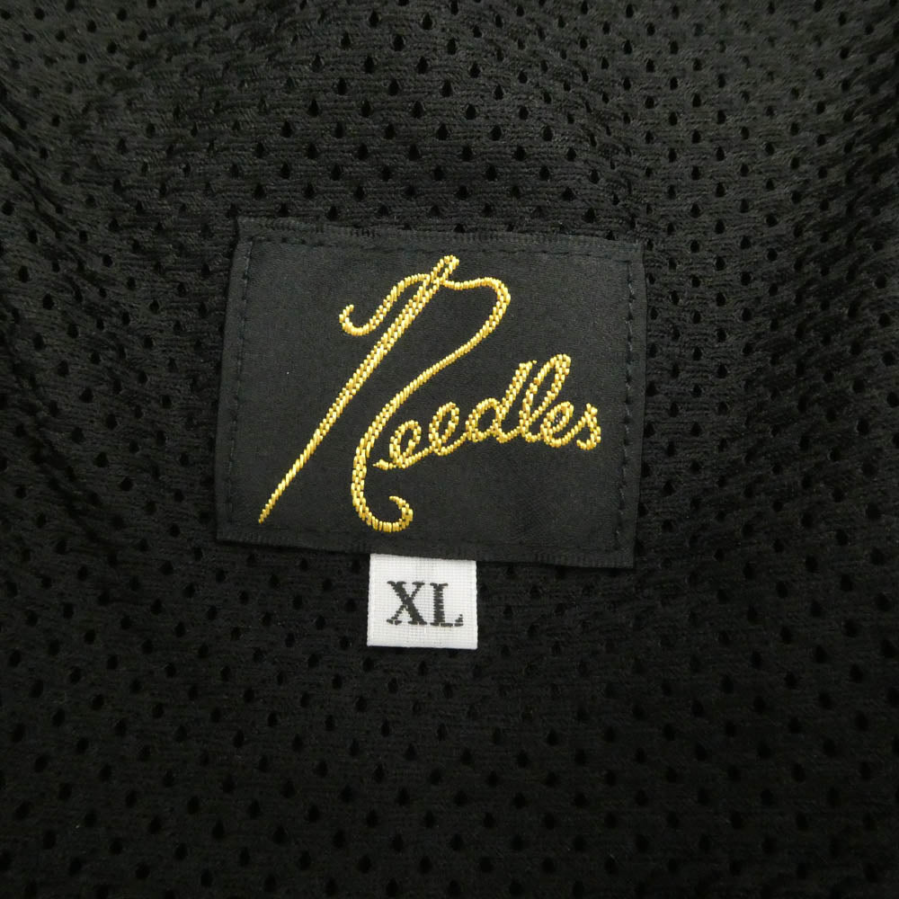 Needles ニードルス OT249 Zipped Sweat Pants パピヨン刺繍 裾ジップ スウェット トラックパンツ パープル系 XL【中古】