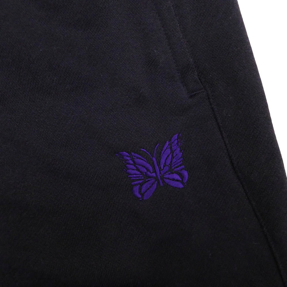Needles ニードルス OT249 Zipped Sweat Pants パピヨン刺繍 裾ジップ スウェット トラックパンツ パープル系 XL【中古】
