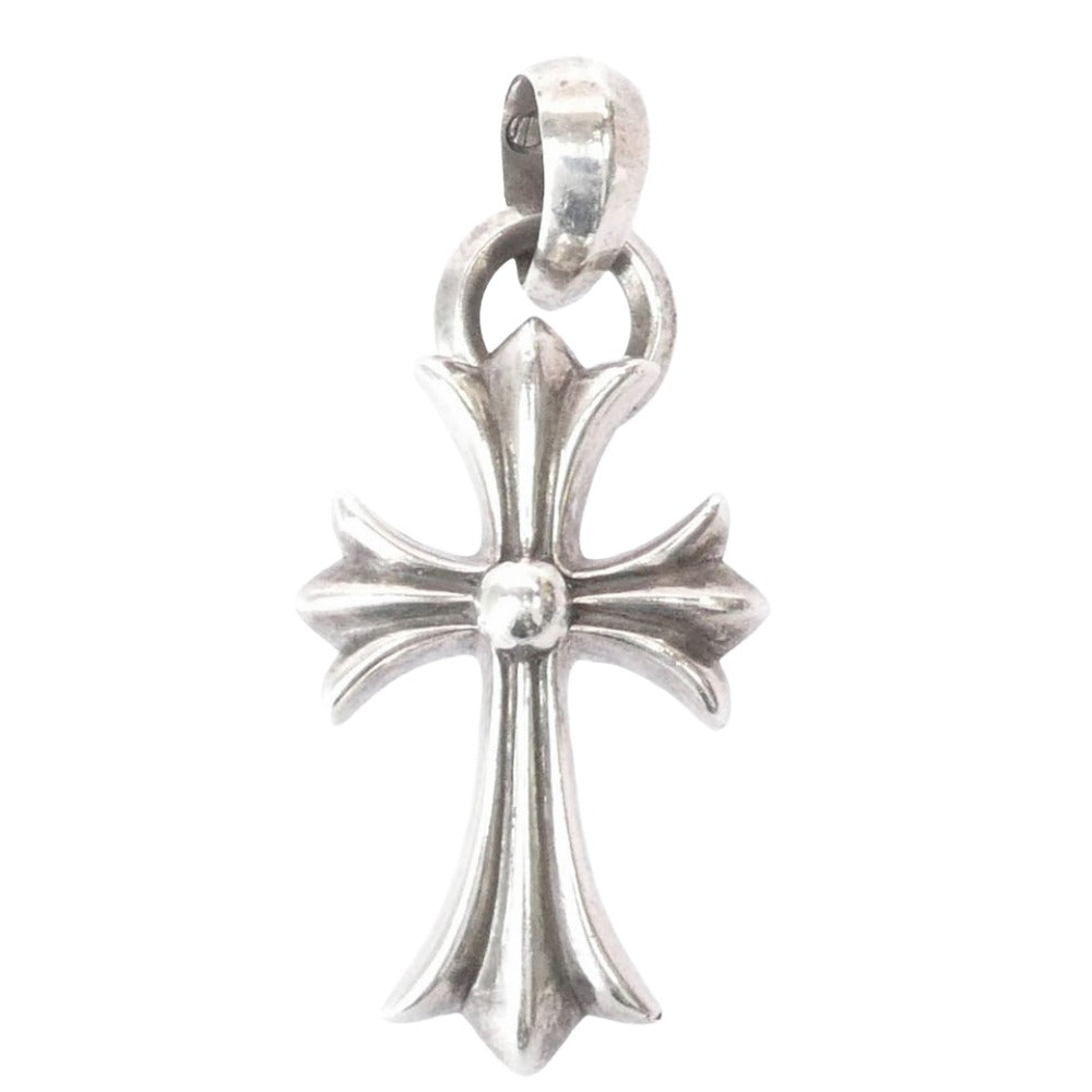 CHROME HEARTS クロムハーツ（原本無） CH CRS SML W BALE スモールCHクロス w/ベイル ペンダントトップ シルバー系【中古】