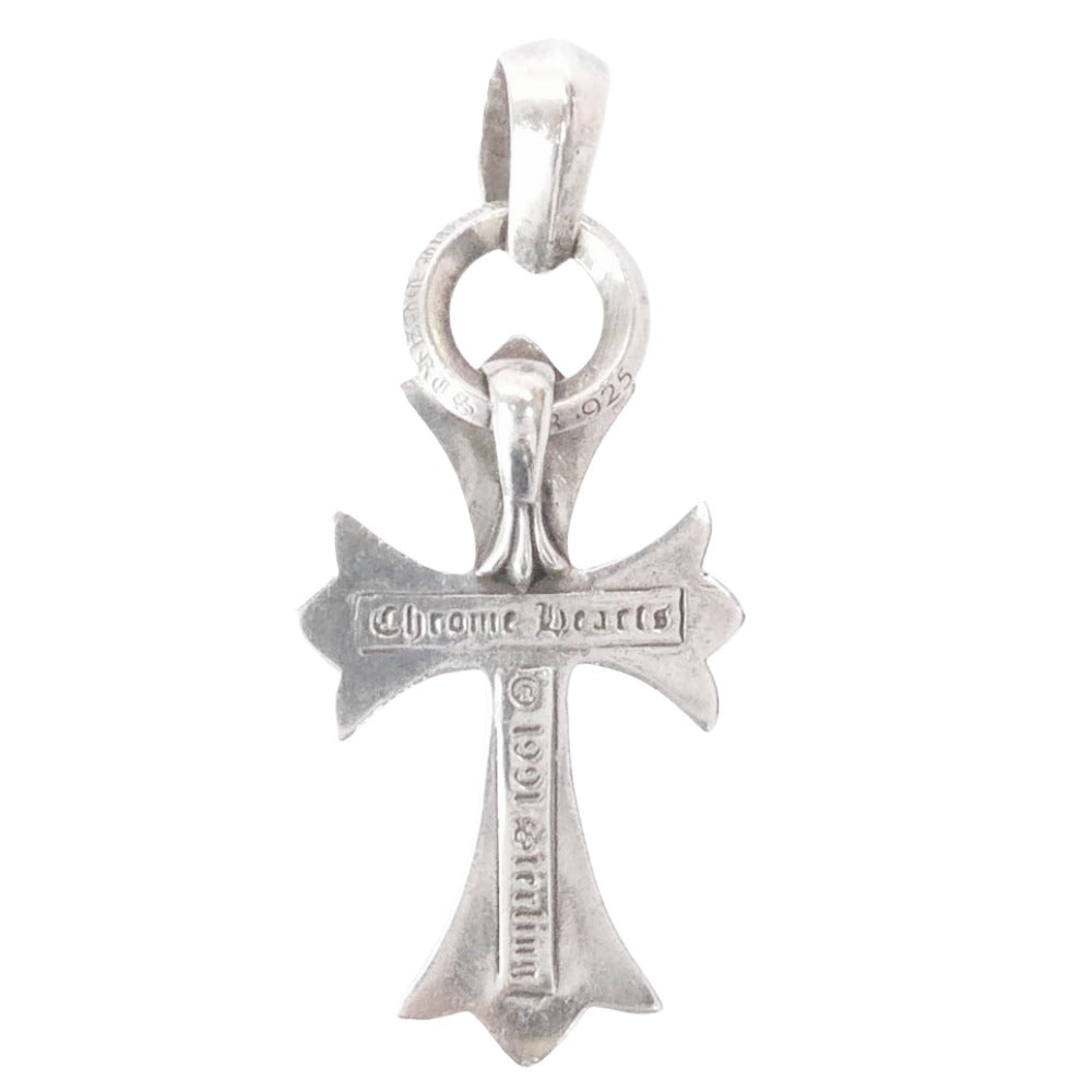 CHROME HEARTS クロムハーツ（原本無） CH CRS SML W BALE スモールCHクロス w/ベイル ペンダントトップ シルバー系【中古】