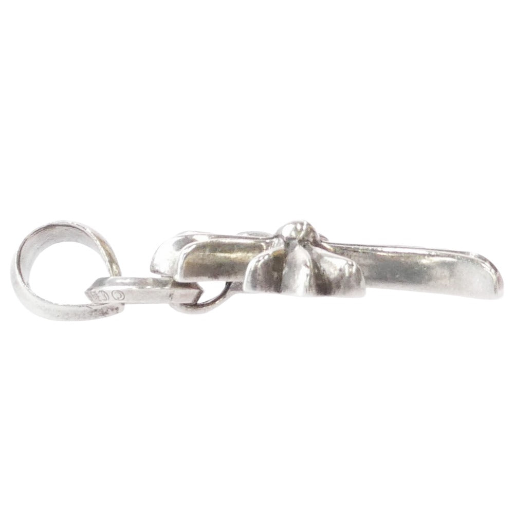 CHROME HEARTS クロムハーツ（原本無） CH CRS SML W BALE スモールCHクロス w/ベイル ペンダントトップ シルバー系【中古】