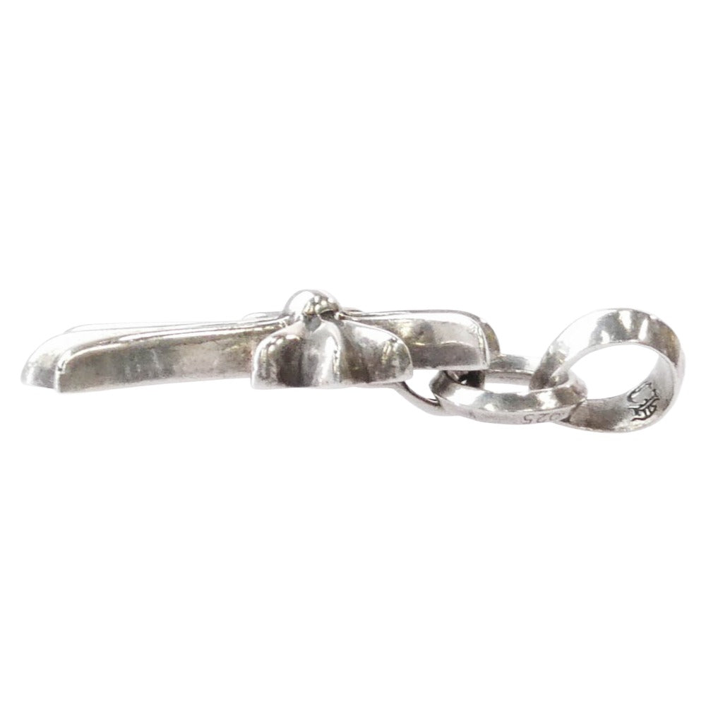 CHROME HEARTS クロムハーツ（原本無） CH CRS SML W BALE スモールCHクロス w/ベイル ペンダントトップ シルバー系【中古】