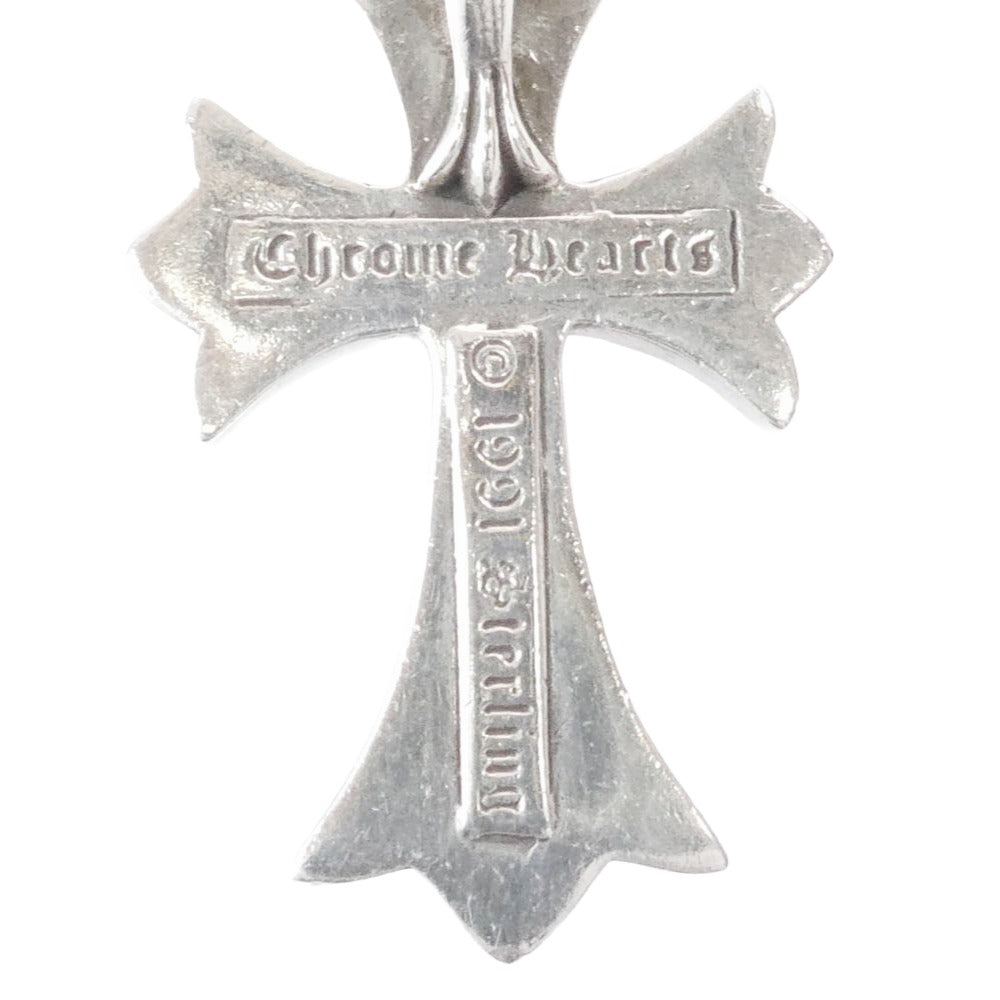 CHROME HEARTS クロムハーツ（原本無） CH CRS SML W BALE スモールCHクロス w/ベイル ペンダントトップ シルバー系【中古】
