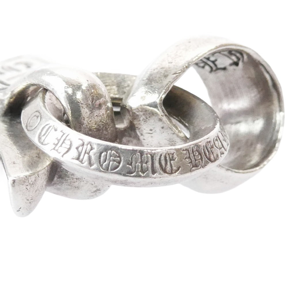 CHROME HEARTS クロムハーツ（原本無） CH CRS SML W BALE スモールCHクロス w/ベイル ペンダントトップ シルバー系【中古】