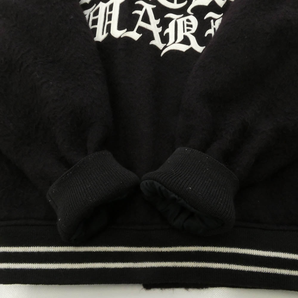 WACKO MARIA ワコマリア 25AW 25FW-WMO-BL14 WOOL MOHAIR VARSITY JACKET TYPE-1 モヘア混 ウールメルトン バーシティ ジャケット スタジャン バーガンディ系 M【中古】