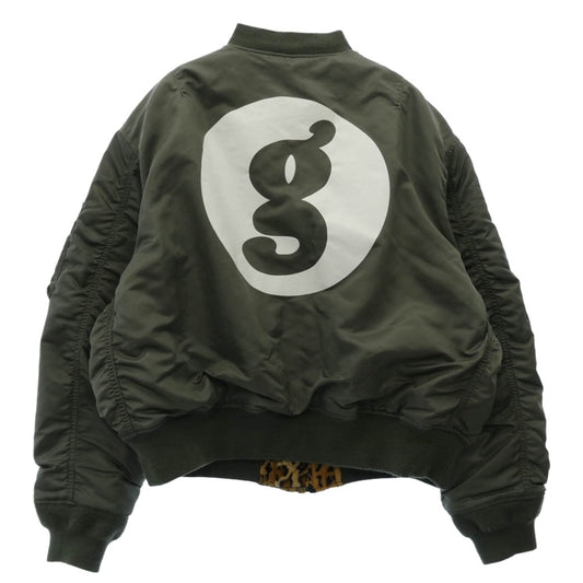 Supreme シュプリーム 25SS × GOODENOUGH Reversible MA-1 グッドイナフ リバーシブル ボンバー ジャケット ブルゾン カーキ系 L【中古】