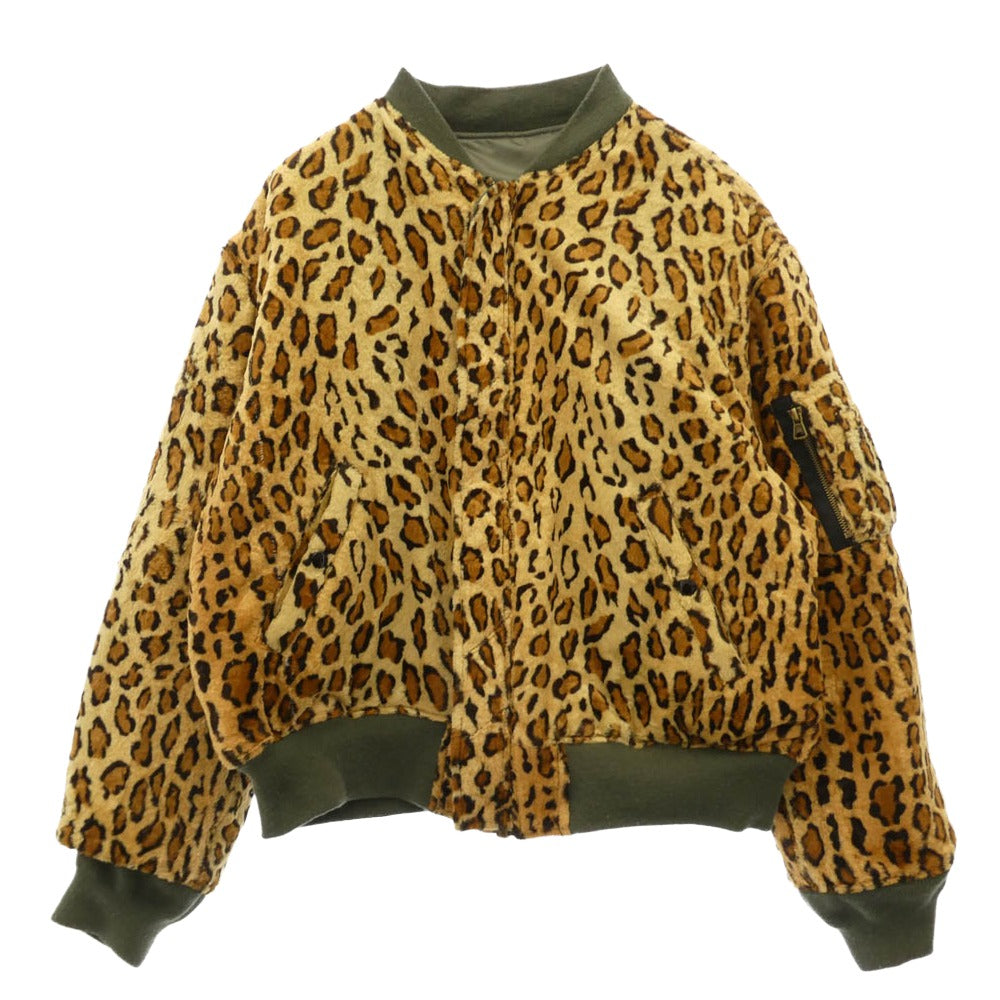 Supreme シュプリーム 25SS × GOODENOUGH Reversible MA-1 グッドイナフ リバーシブル ボンバー ジャケット ブルゾン カーキ系 L【中古】