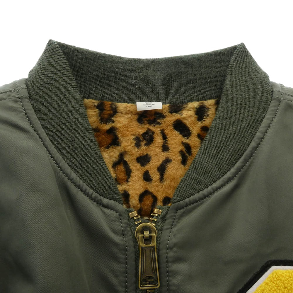 Supreme シュプリーム 25SS × GOODENOUGH Reversible MA-1 グッドイナフ リバーシブル ボンバー ジャケット ブルゾン カーキ系 L【中古】