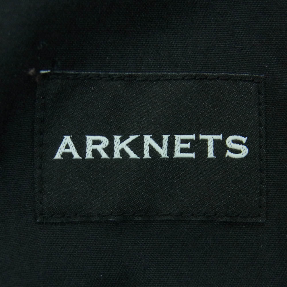 Goldwin ゴールドウィン GL75751AK ARKNETS アークネッツ別注 Dry Stretch Twill Tuck Straight Pants ドライストレッチ ツイル タック ストレート パンツ ブラック系 1【中古】