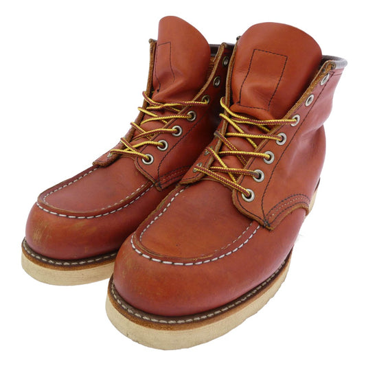 RED WING レッドウィング 8131 IRISH SETTER アイリッシュセッター クラシックモック ワークブーツ ソール交換 ブラウン系 25.5cm E【中古】