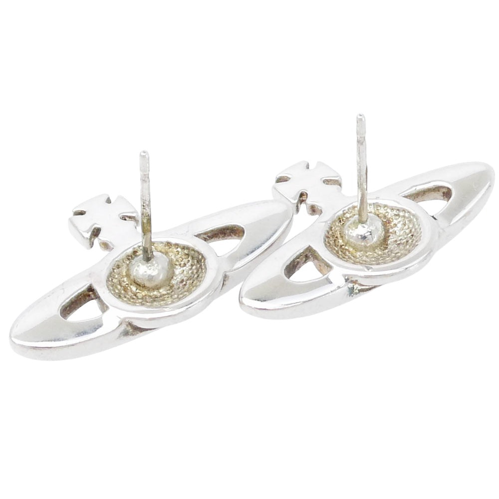 Vivienne Westwood ヴィヴィアンウエストウッド エナメルORB エナメルオーブ ピアス 両耳用 シルバー系 マルチカラー系【中古】