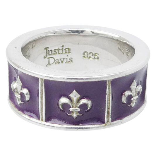 Justin Davis ジャスティンデイビス SRJ273 PRIDE&JOY FDL RING プライド＆ジョーイ リング シルバー系 パープル系 20.5号【中古】