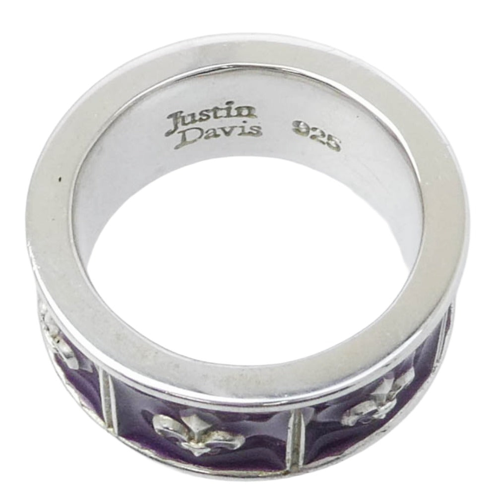 Justin Davis ジャスティンデイビス SRJ273 PRIDE&JOY FDL RING プライド＆ジョーイ リング シルバー系 パープル系 20.5号【中古】