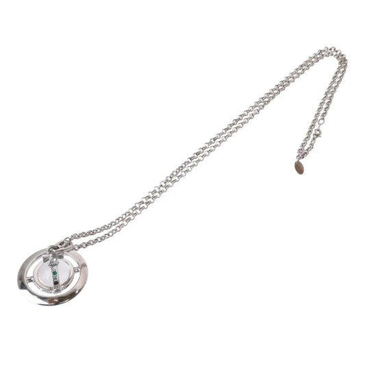 Vivienne Westwood ヴィヴィアンウエストウッド SMALL ORB PENDANT スモールオーブ ペンダント ネックレス シルバー系 マルチカラー系【中古】
