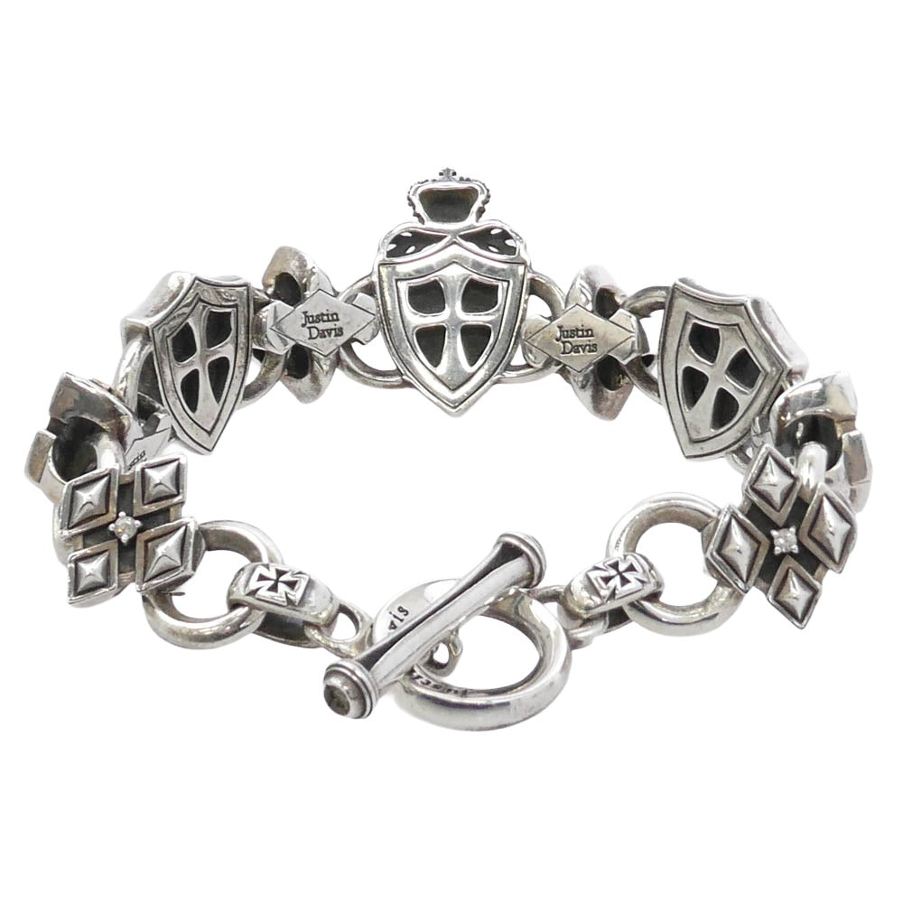 Justin Davis ジャスティンデイビス SBJ190 HERITAGE ヘリテージ ブレスレット シルバー系【中古】