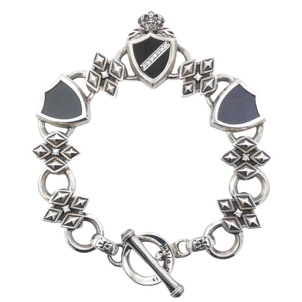 Justin Davis ジャスティンデイビス SBJ190 HERITAGE ヘリテージ ブレスレット シルバー系【中古】