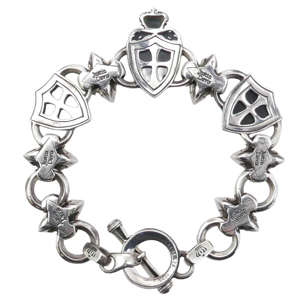 Justin Davis ジャスティンデイビス SBJ190 HERITAGE ヘリテージ ブレスレット シルバー系【中古】