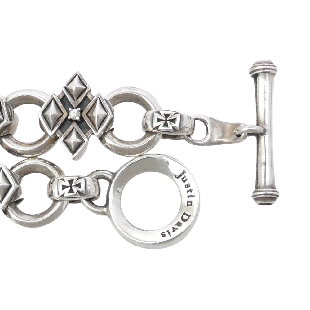 Justin Davis ジャスティンデイビス SBJ190 HERITAGE ヘリテージ ブレスレット シルバー系【中古】