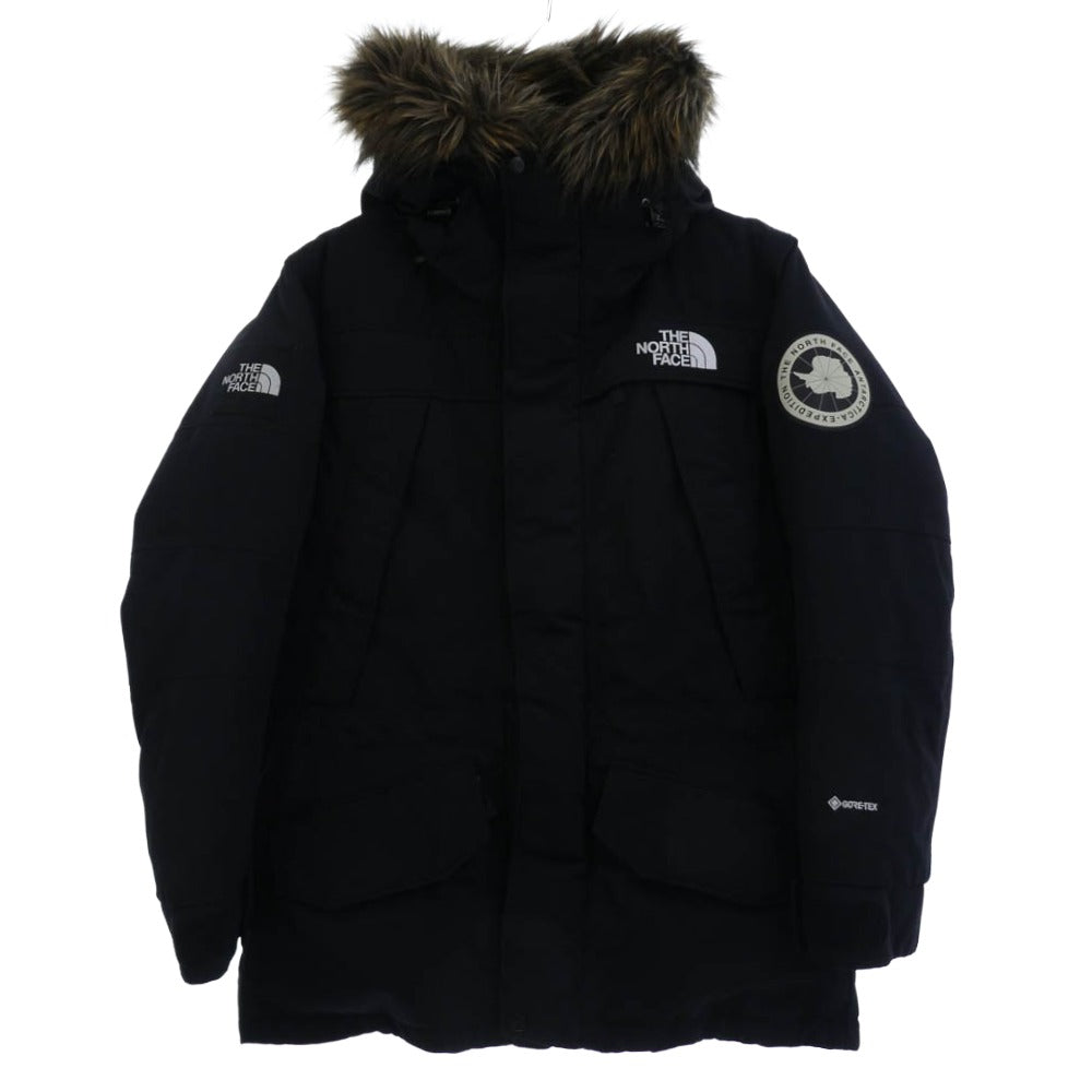 THE NORTH FACE ノースフェイス ND91807 ANTARCTICA PARKA アンタークティカ パーカ ファーフード ダウン ジャケット ブラック系 L【中古】
