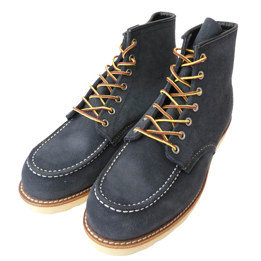 RED WING レッドウィング 08854-0 8854 モックトゥ スエード ブーツ ブラック系 9.5【極上美品】【中古】