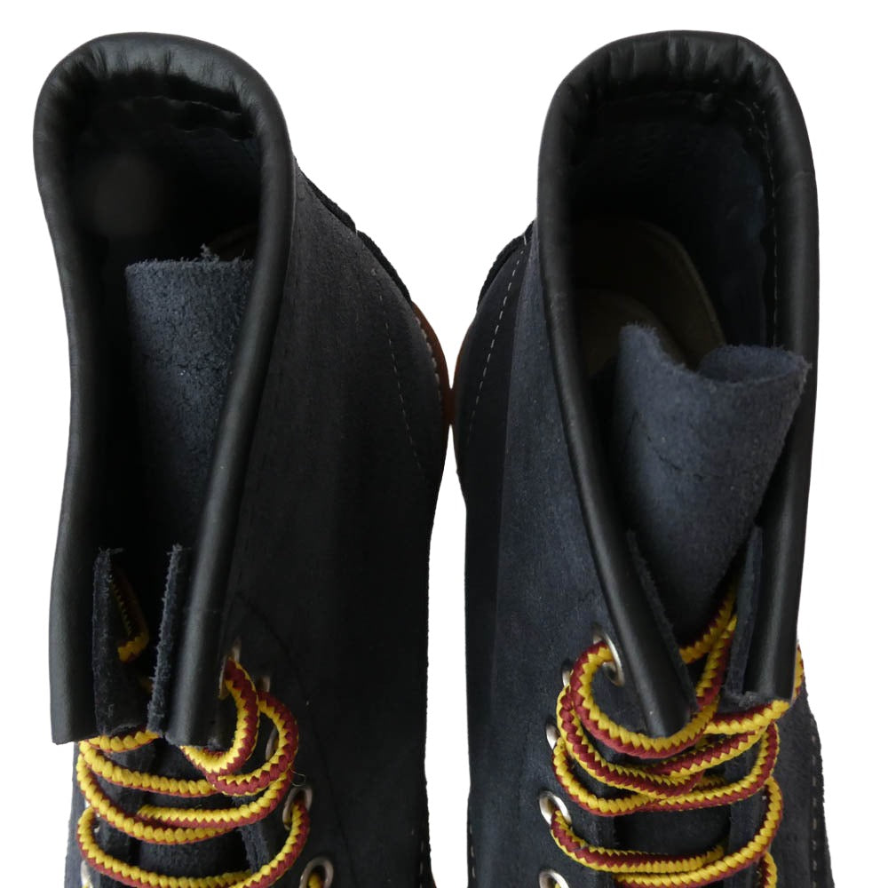 RED WING レッドウィング BEAMS ビームス 08854-0 8854 モックトゥ スエード ブーツ ブラック系 9.5【極上美品】【中古】