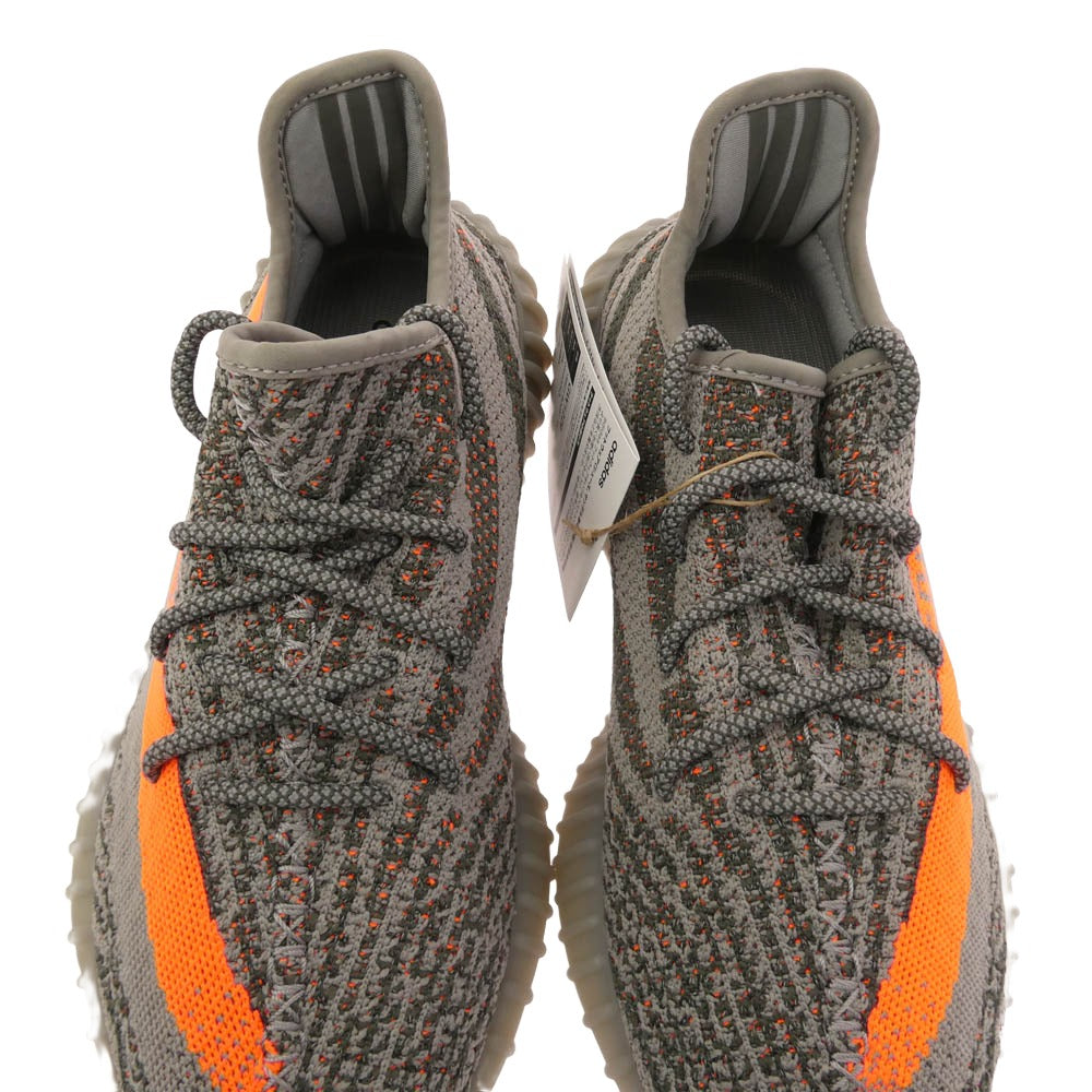 YEEZY BOOST イージーブースト adidas アディダス GW1229 フェイクバスターズ鑑定済 350 V2 Beluga Reflective ベルーガ リフレクティブ スニーカー グレー系 オレンジ系 27cm【極上美品】【中古】