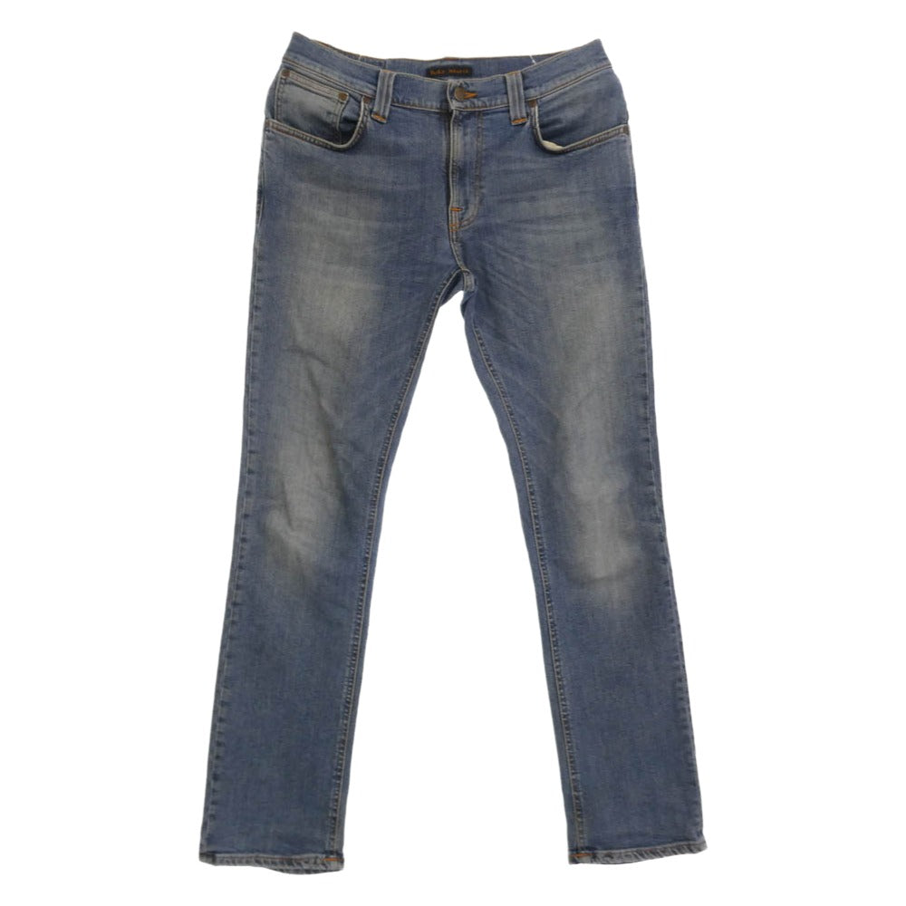 Nudie Jeans ヌーディージーンズ NJ1000286 イタリア製 THIN FINN TENDER BLUES シンフィン テンダーブルース ジーンズ デニムパンツ ライトブルー系 W32【中古】