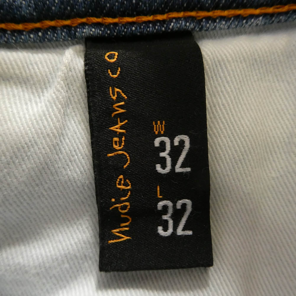 Nudie Jeans ヌーディージーンズ NJ1000286 イタリア製 THIN FINN TENDER BLUES シンフィン テンダーブルース ジーンズ デニムパンツ ライトブルー系 W32【中古】