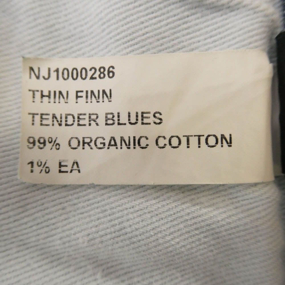 Nudie Jeans ヌーディージーンズ NJ1000286 イタリア製 THIN FINN TENDER BLUES シンフィン テンダーブルース ジーンズ デニムパンツ ライトブルー系 W32【中古】