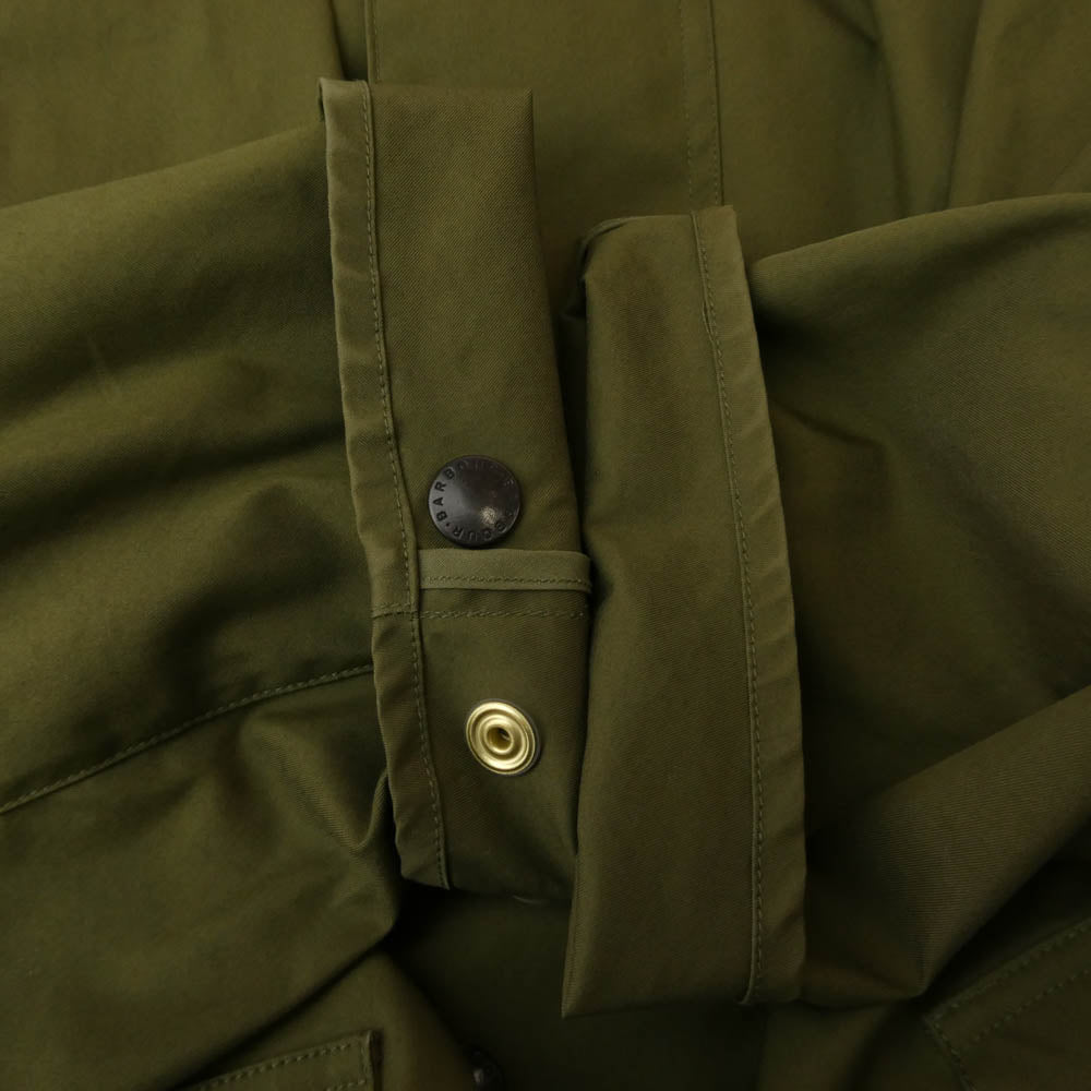 Barbour バブアー EDIFICE エディフィス 231MCAS064 OVERSIZED BURGHLEY オーバーサイズド バーレイ コート ジャケット カーキ系 40【中古】