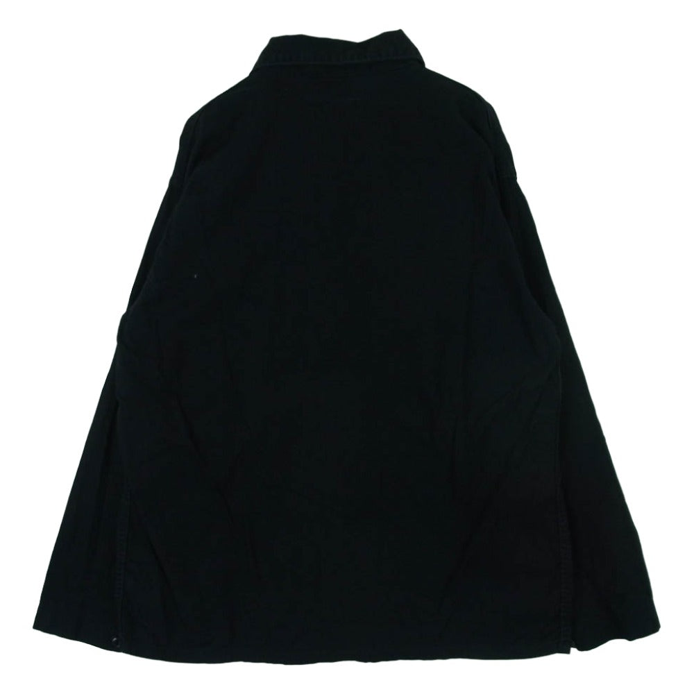 Engineered Garments エンジニアードガーメンツ WORKADAY ワーカーデイ USA製 コットン リネン カバーオール ジャケット ブラック系 XS【中古】