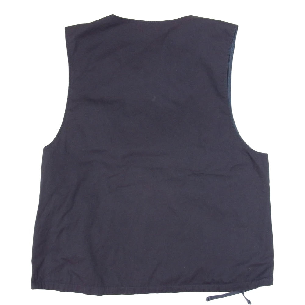Engineered Garments エンジニアードガーメンツ COVER VEST HIGH COUNT TWILL ハイカウント ツイル カバー ベスト ネイビー系 S【中古】