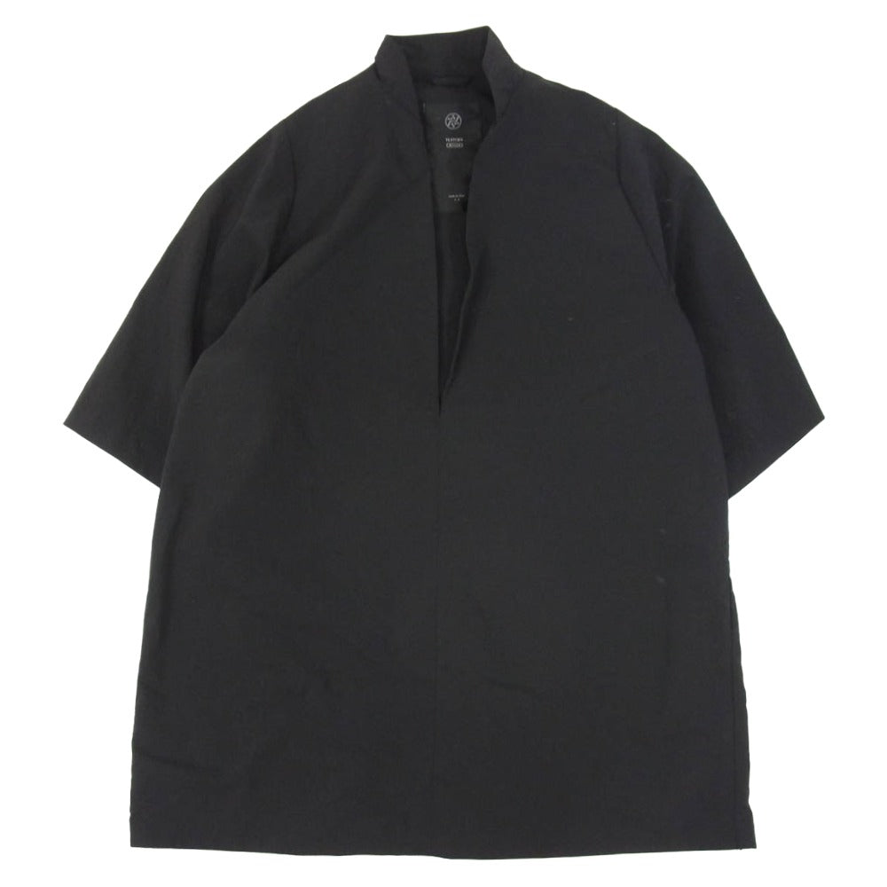 TEATORA テアトラ tt-SHT-002-DR ROOMKEY SHIRT DOCTOROID スキッパー プルオーバー ルームキー 半袖シャツ ブラック系 2【中古】