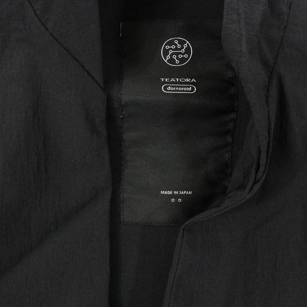 TEATORA テアトラ tt-SHT-002-DR ROOMKEY SHIRT DOCTOROID スキッパー プルオーバー ルームキー 半袖シャツ ブラック系 2【中古】