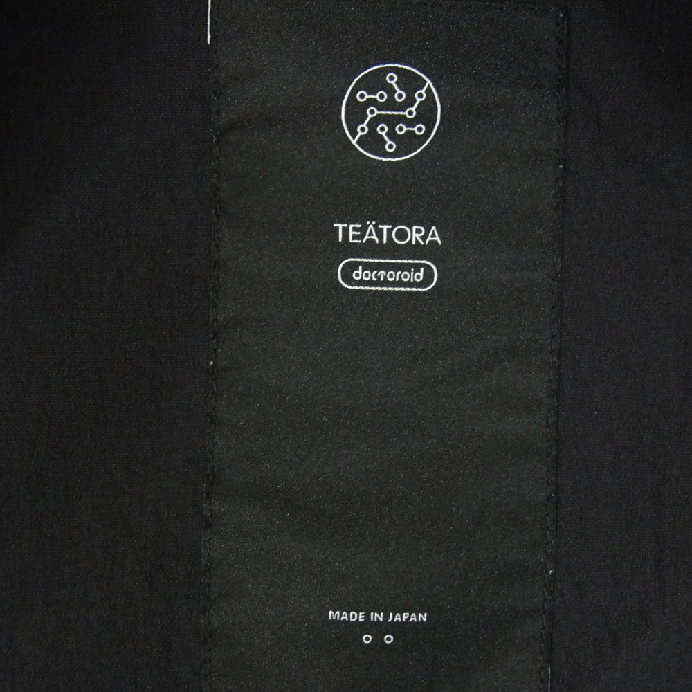 TEATORA テアトラ tt-SHT-002-DR ROOMKEY SHIRT DOCTOROID スキッパー プルオーバー ルームキー 半袖シャツ ブラック系 2【中古】