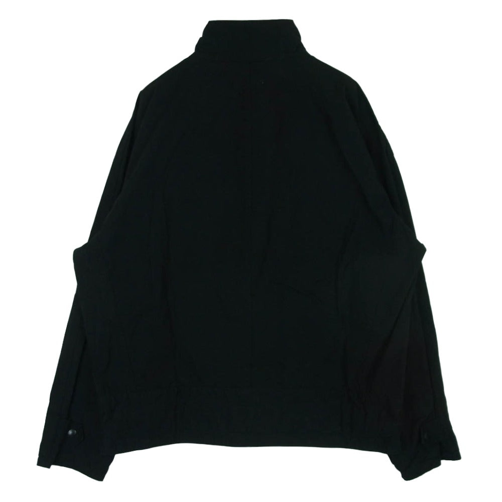 Engineered Garments エンジニアードガーメンツ Moto Jacket Duracloth Poplin モーターサイクル バンドカラー ジャケット ブラック系 XS【中古】