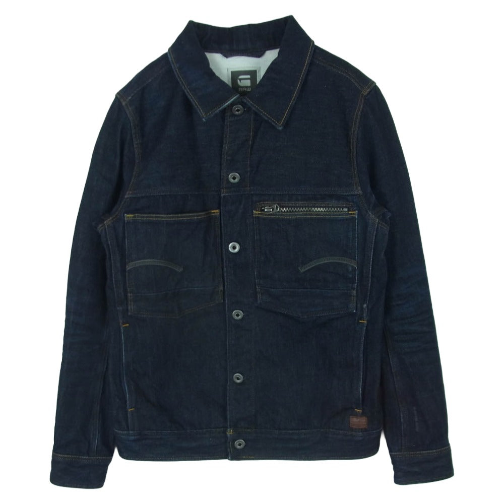 G-STAR ジースター ATTACC SLIM 3D JKT デニム ジャケット コットン インド製 インディゴブルー系 M【中古】