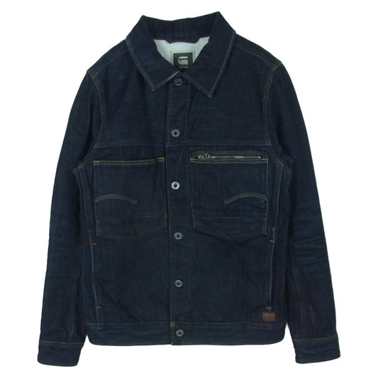 G-STAR ジースター ATTACC SLIM 3D JKT デニム ジャケット コットン インド製 インディゴブルー系 M【中古】