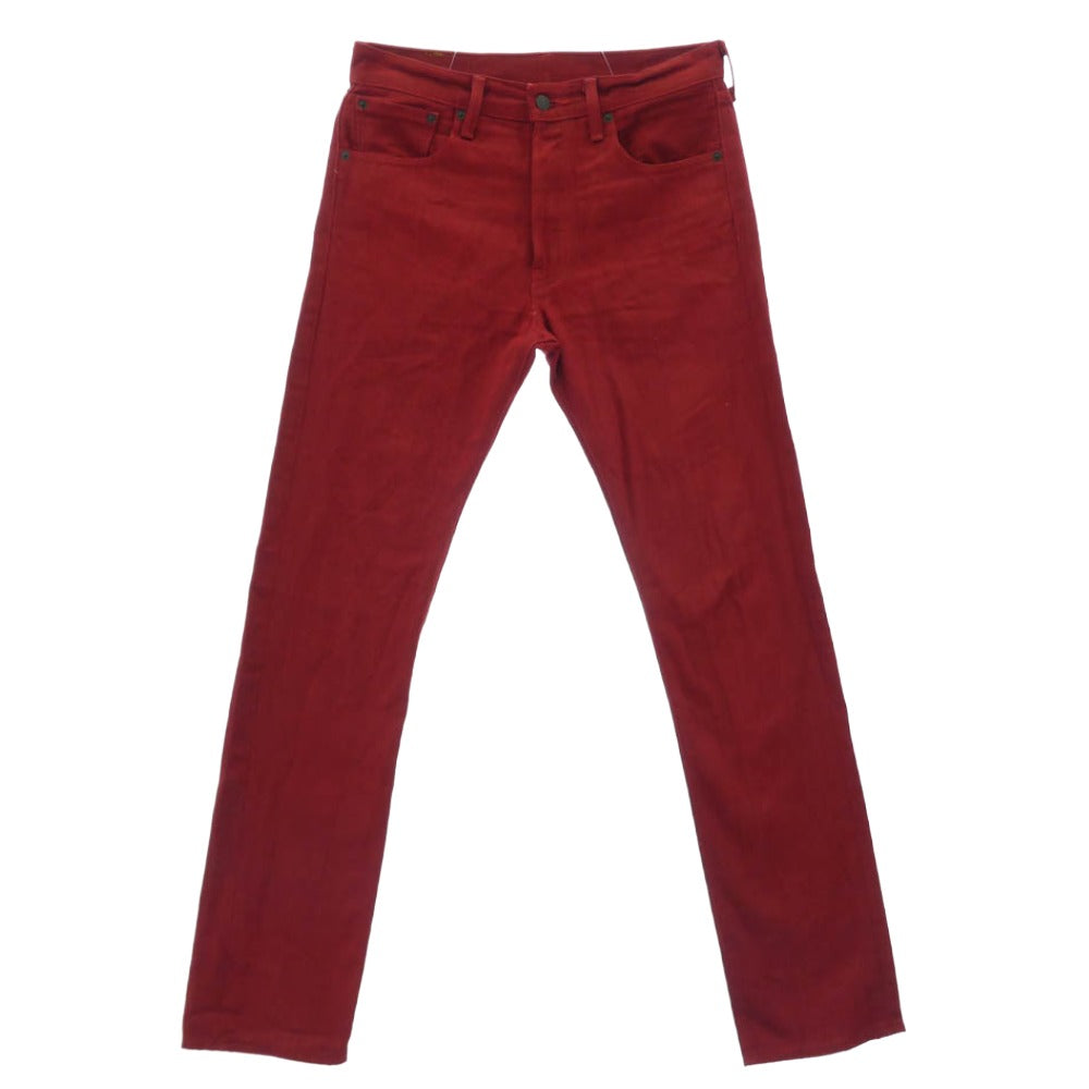 Levi's リーバイス 501 ボタンフライ ジーンズ デニムパンツ レッド系 W30【美品】【中古】