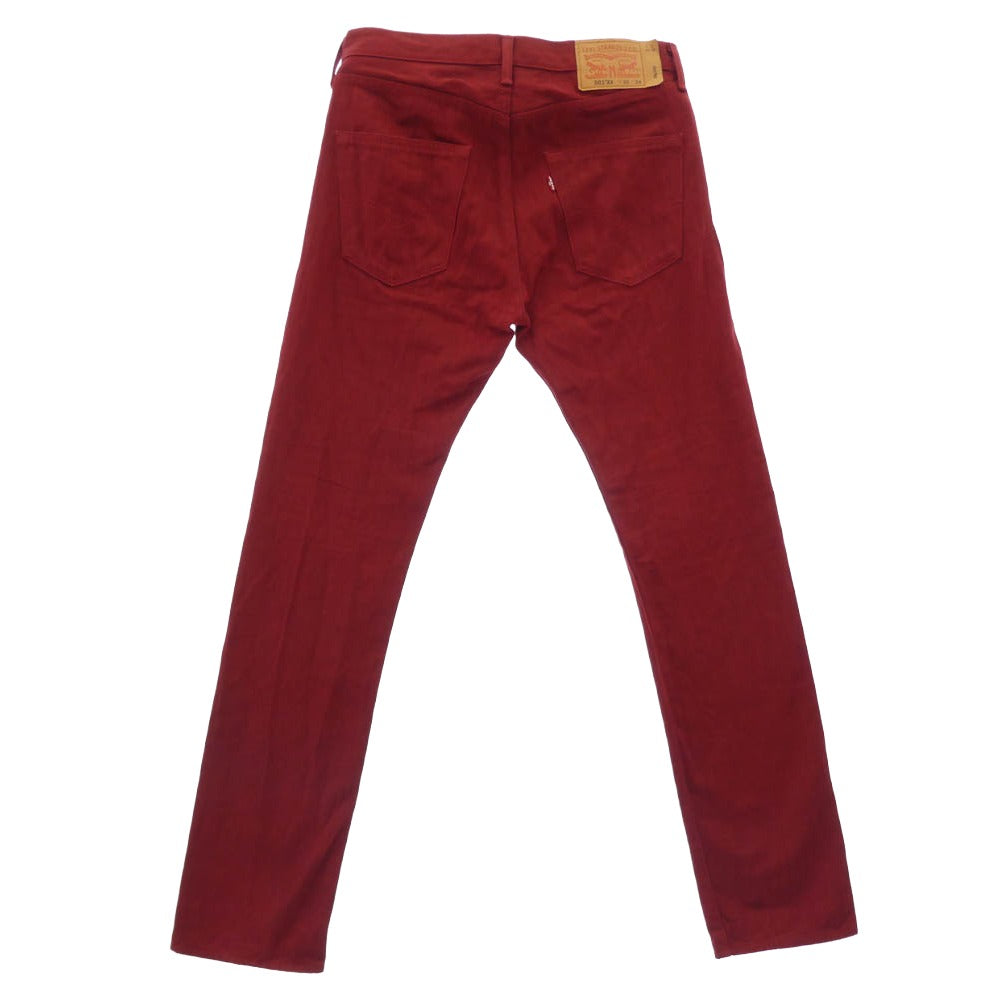 Levi's リーバイス 501 ボタンフライ ジーンズ デニムパンツ レッド系 W30【美品】【中古】